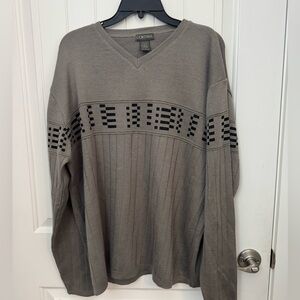 Men's Gray Sweater vintage cortina size large